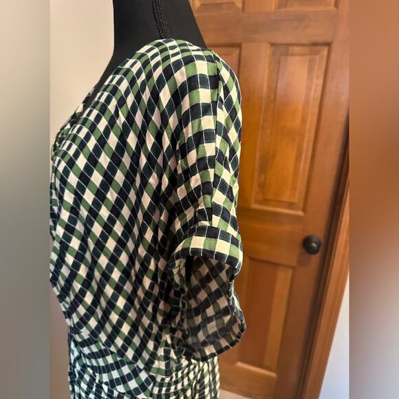 Target 2X Green Plaid Dress NWT - Picture 8 of 10